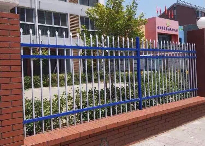 抚州学校幼儿园锌钢围栏护栏工程案例